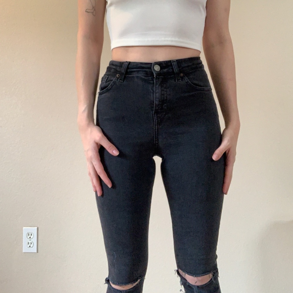 Black Topshop Skinny Jeans